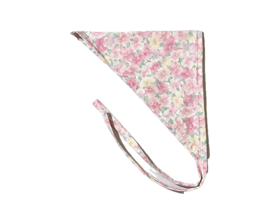 Pink Floral - Head Scarf