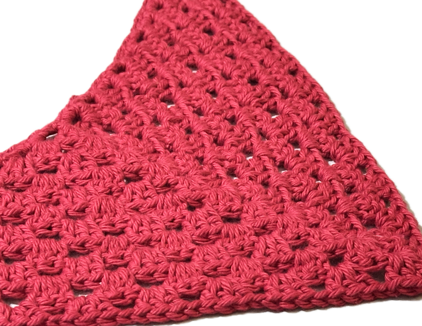Crochet Red Head Scarf